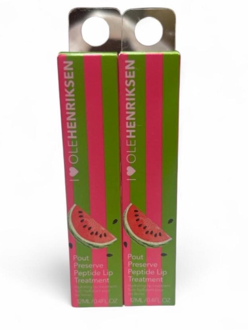 2 New OLEHENRIKSEN Pout Preserve Chillers Peptide Lip Treatment 12ml each.